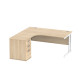 Core Corner Desk With Desk High Pedestal